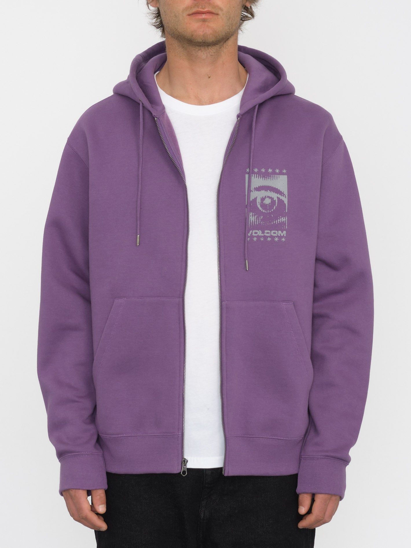 Watanite Zip Hoodie - DEEP PRUPLE