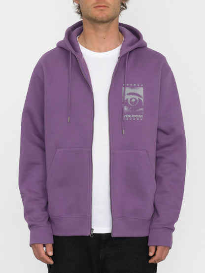 Watanite Zip Hoodie - DEEP PRUPLE