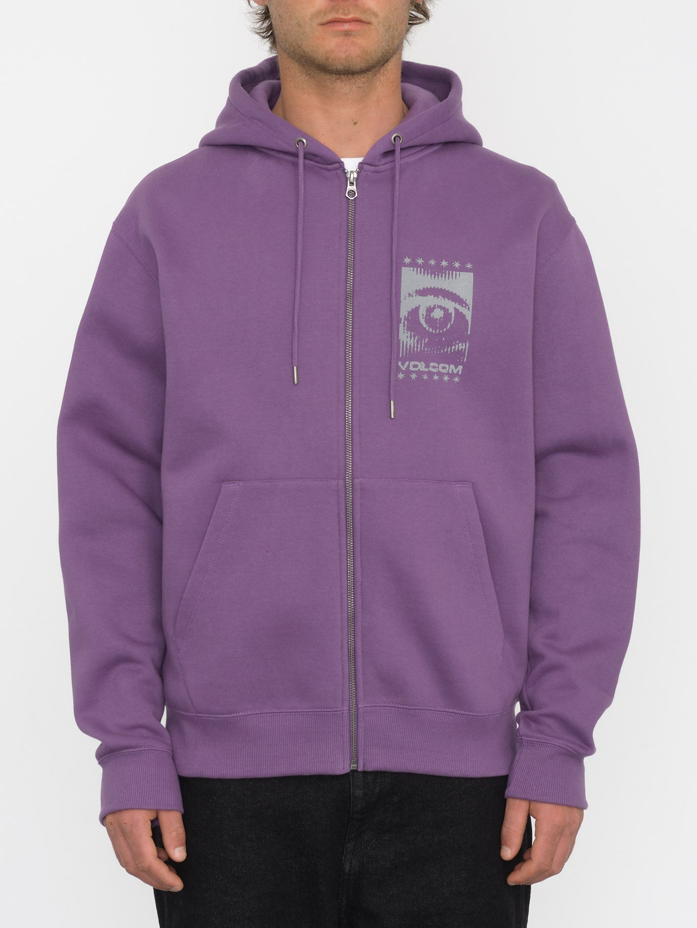 Watanite Zip Hoodie - DEEP PRUPLE