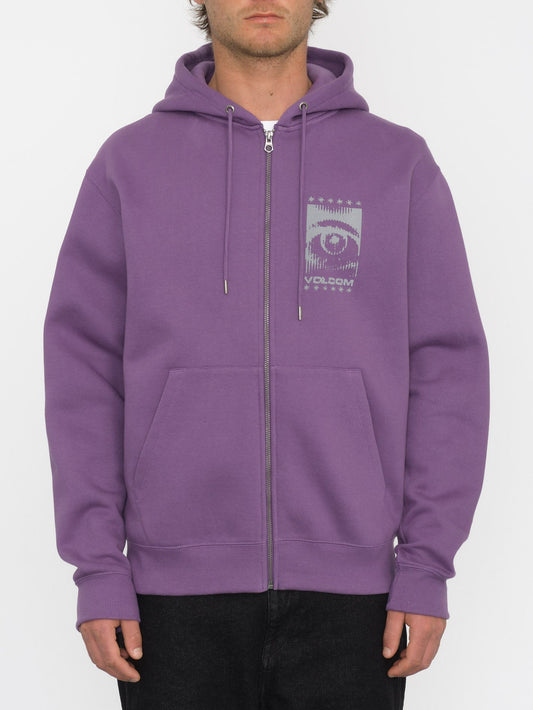 Watanite Zip Hoodie - DEEP PRUPLE