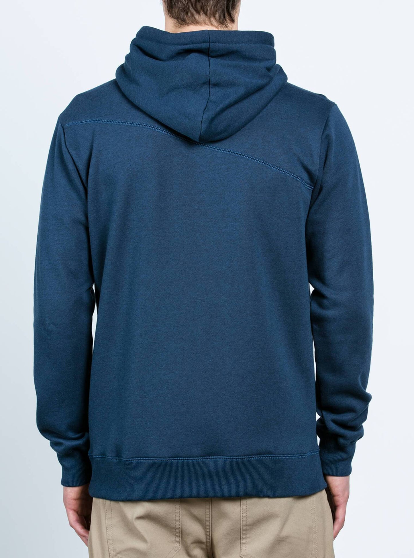 Single Stone Zip Hoodie - Blue Black
