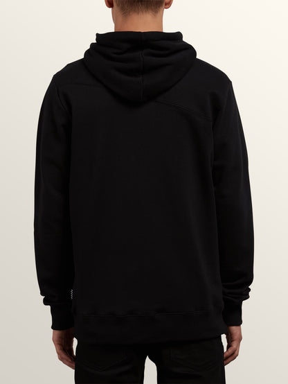 Single Stone Zip Hoodie - Black