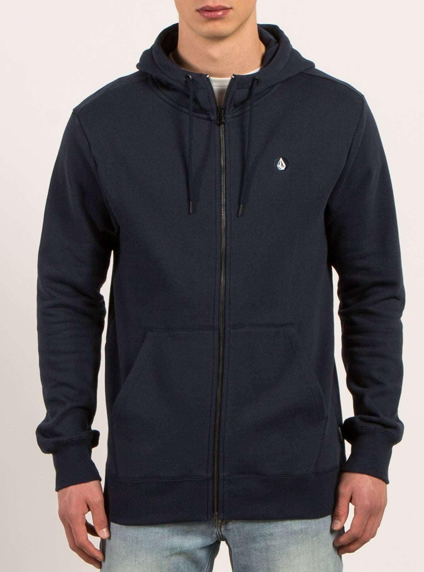 Single Stone Zip Hoodie - Navy