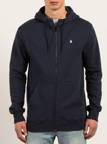 Single Stone Zip Hoodie - Navy
