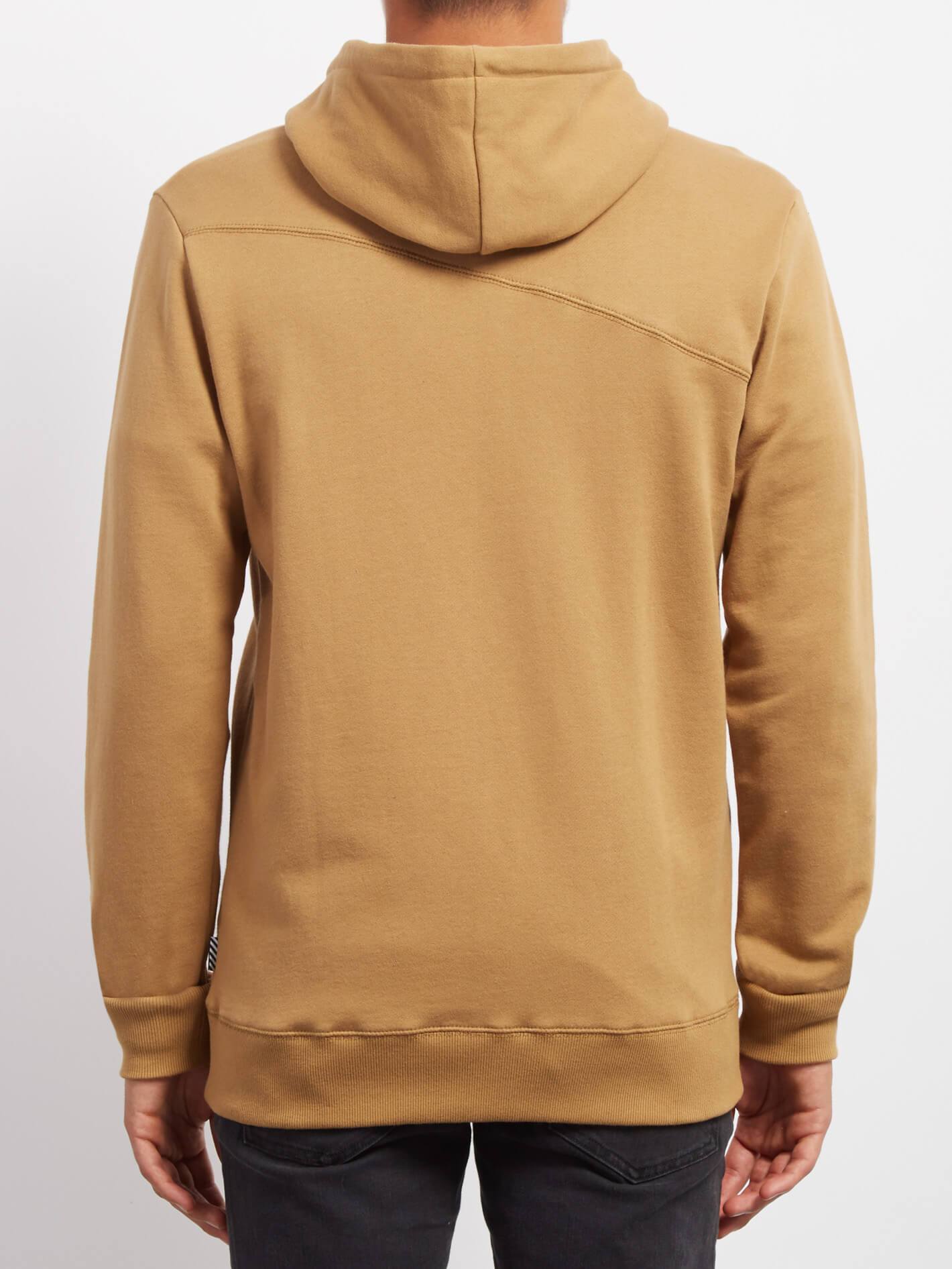 Single Stone Zip Hoodie - Old Gold