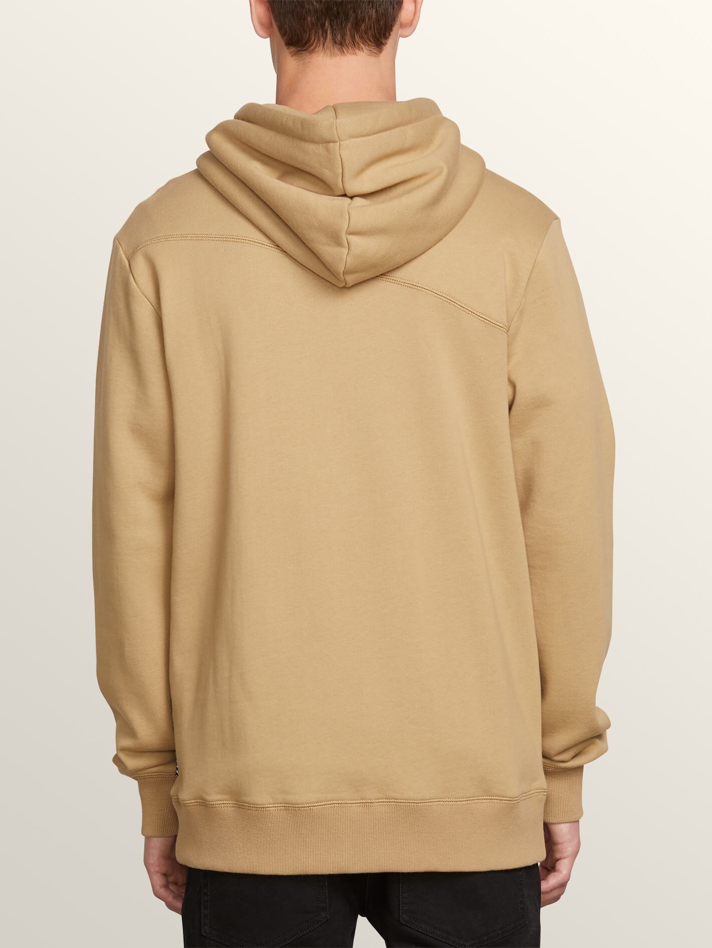 Single Stone Zip Hoodie - Sand Brown