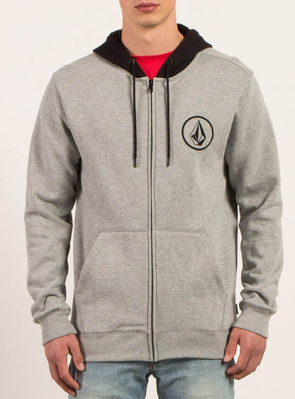Stone Zip Hoodie - Grey