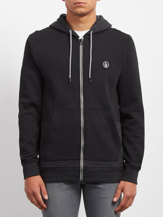Backronym Zip Sweaters - Black
