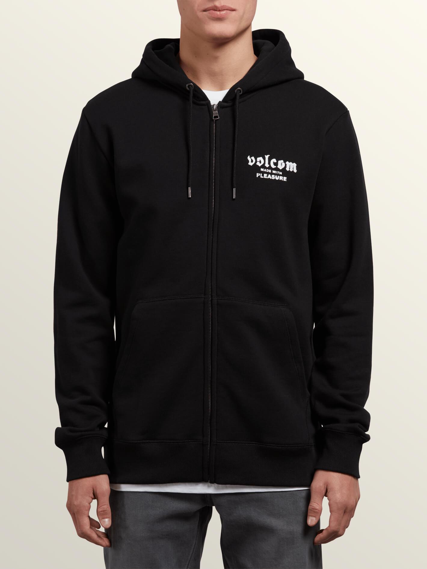 Supply Stone Zip Sweaters - Black