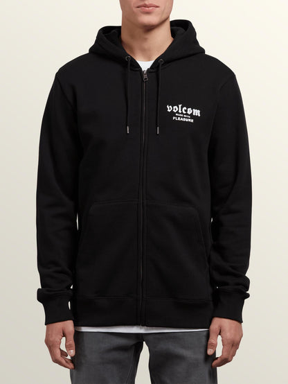 Supply Stone Zip Sweaters - Black