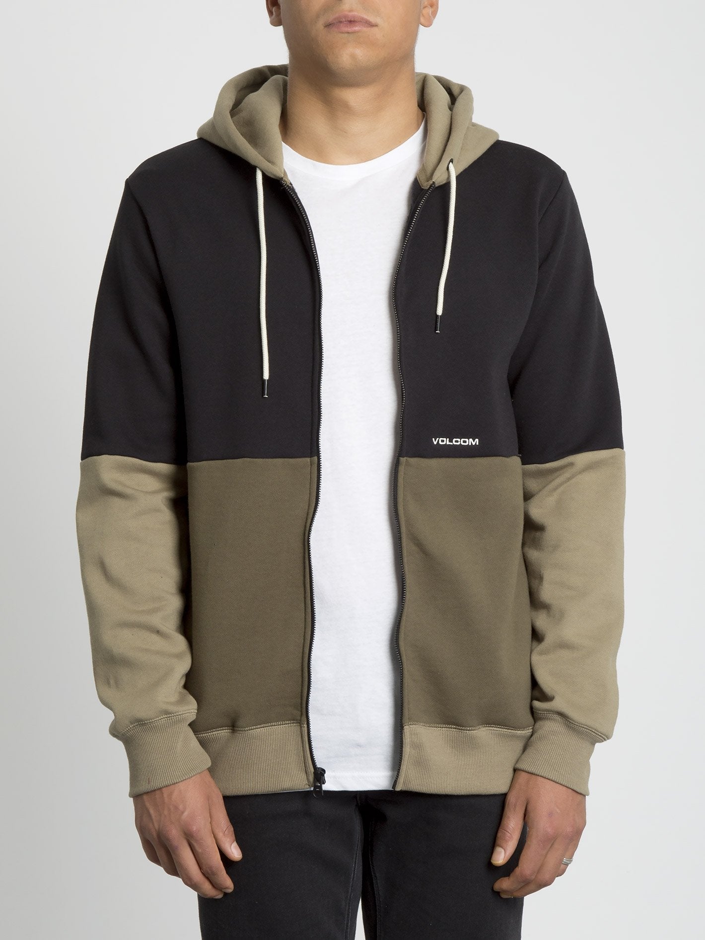 Single Stone Div Zip Hoodie - Military