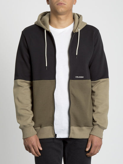 Single Stone Div Zip Hoodie - Military
