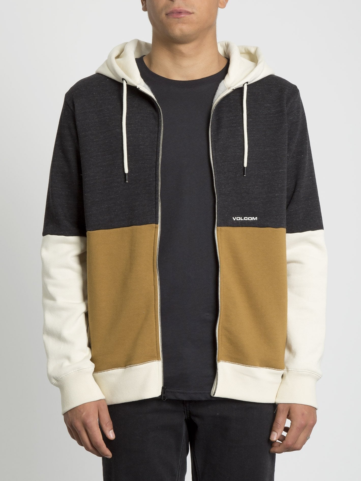 Single Stone Div Zip Hoodie - Rust