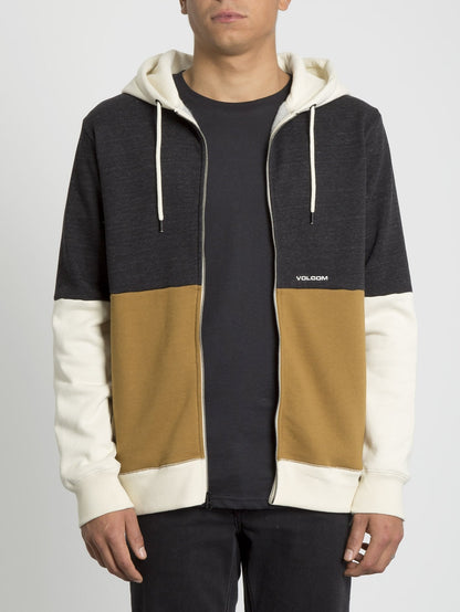 Single Stone Div Zip Hoodie - Rust