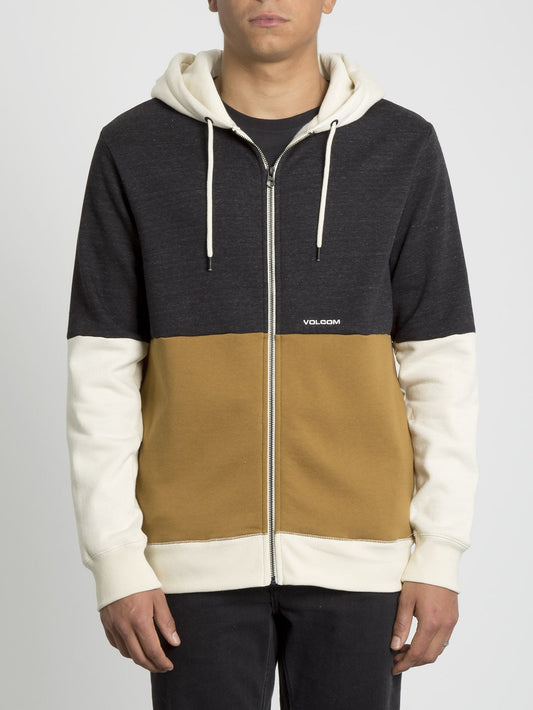 Single Stone Div Zip Hoodie - Rust