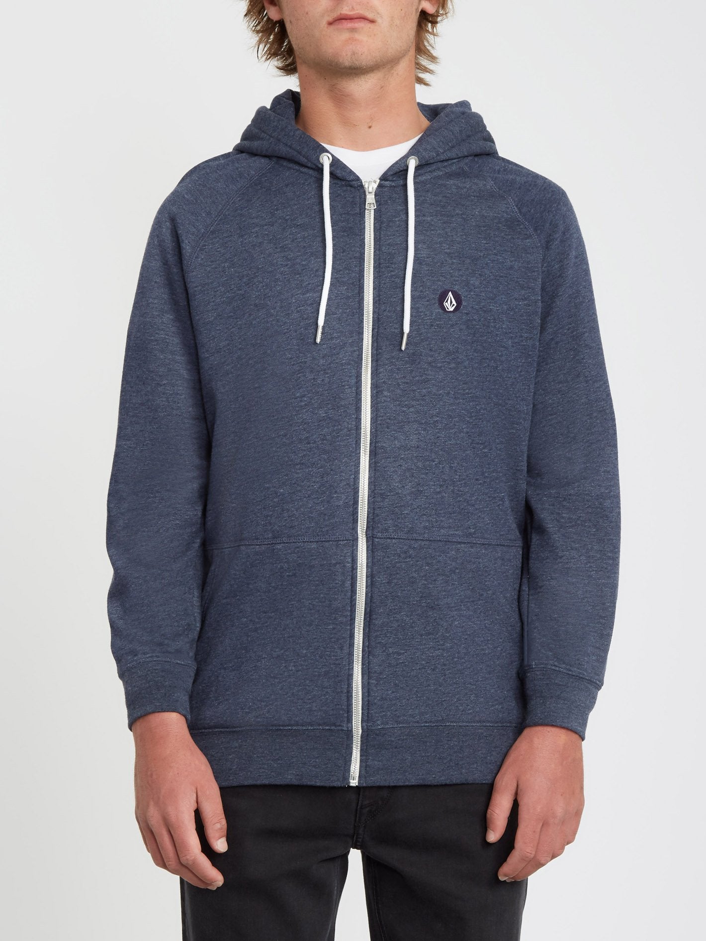 Timesoft Zip Hoodie - Blue Black