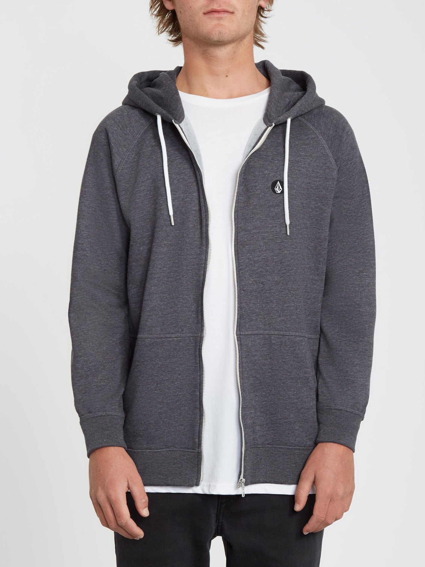 Timesoft Zip Hoodie - Black