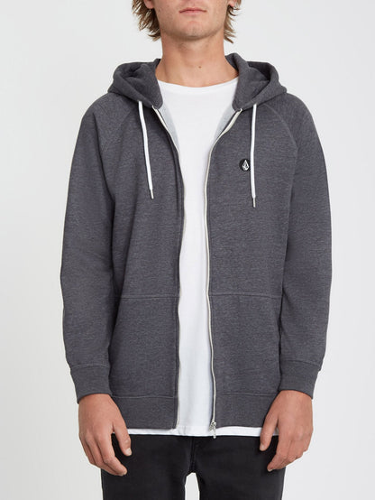 Timesoft Zip Hoodie - Black