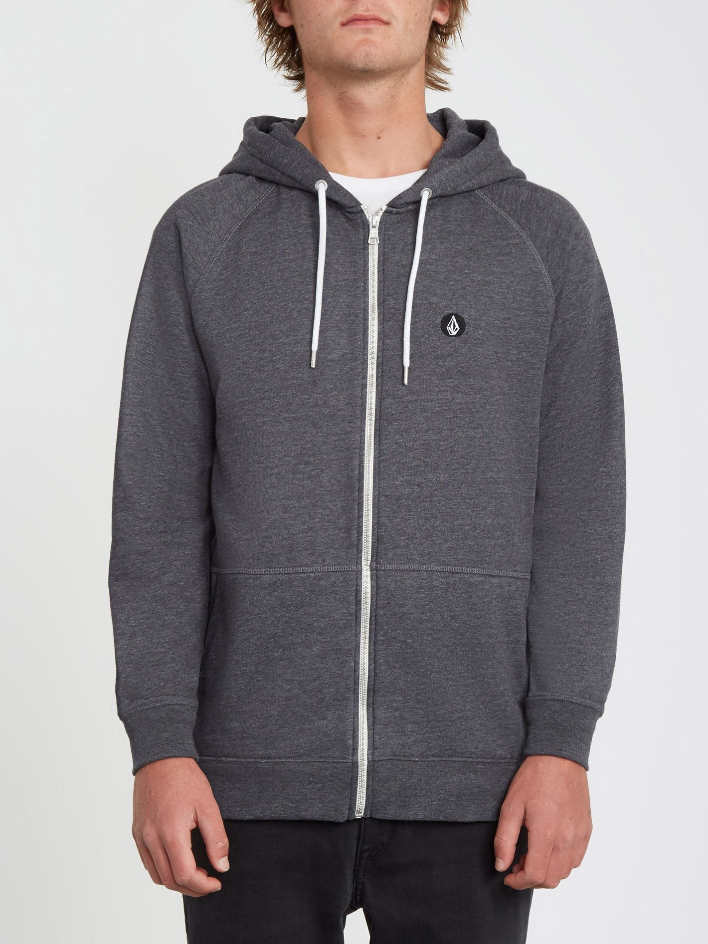 Timesoft Zip Hoodie - Black