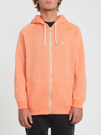 Timesoft Zip Hoodie - Salmon