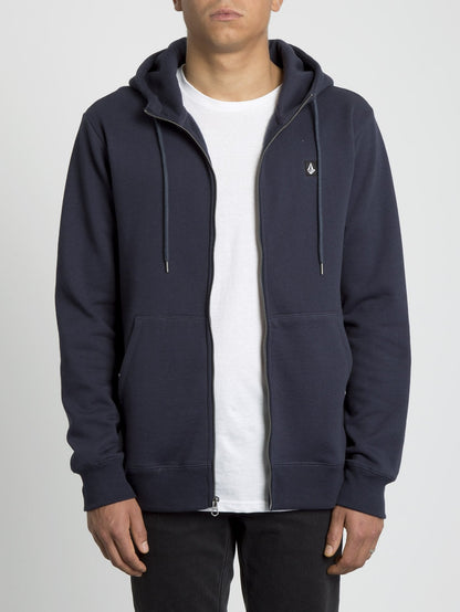 Single Stone Zip Hoodie - Navy
