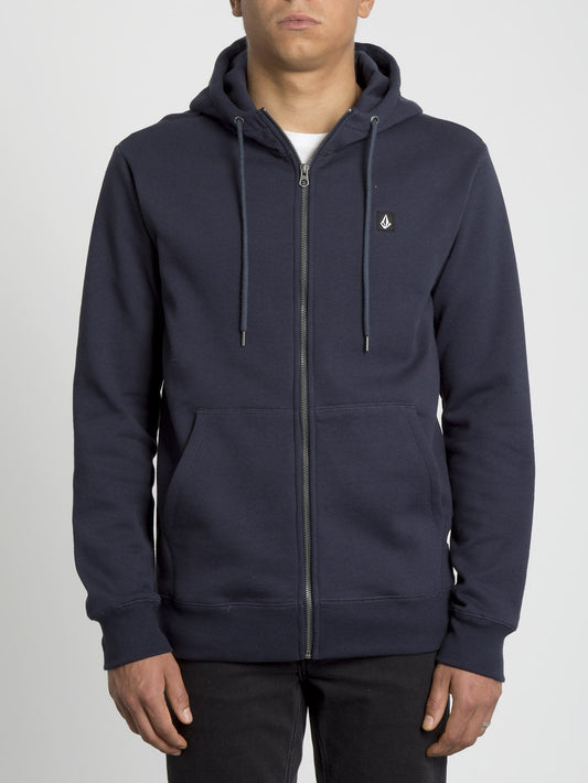 Single Stone Zip Hoodie - Navy