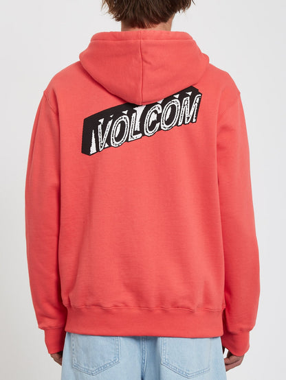 Extends Zip Fleece Hoodie - CAYENNE