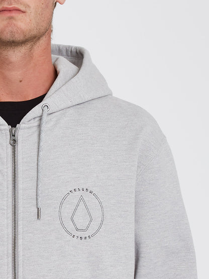 Extends Zip Hoodie - HEATHER GREY