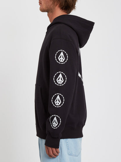 Extends Zip Fleece Hoodie - NEW BLACK