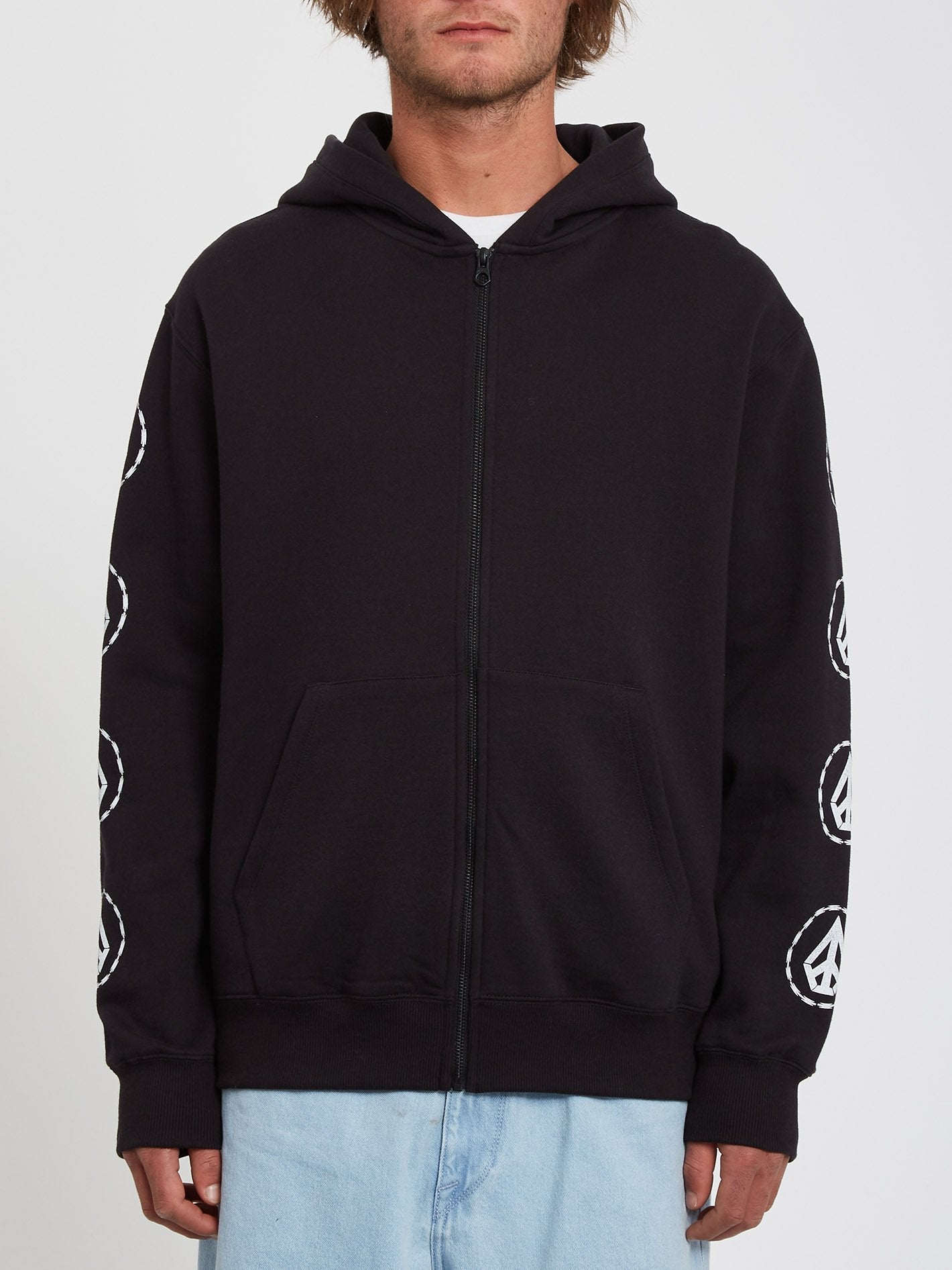Extends Zip Fleece Hoodie - NEW BLACK