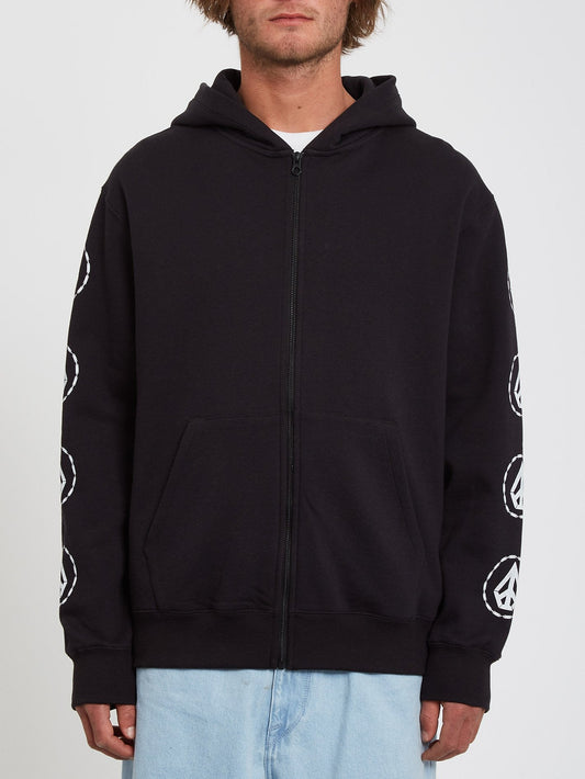 Extends Zip Fleece Hoodie - NEW BLACK