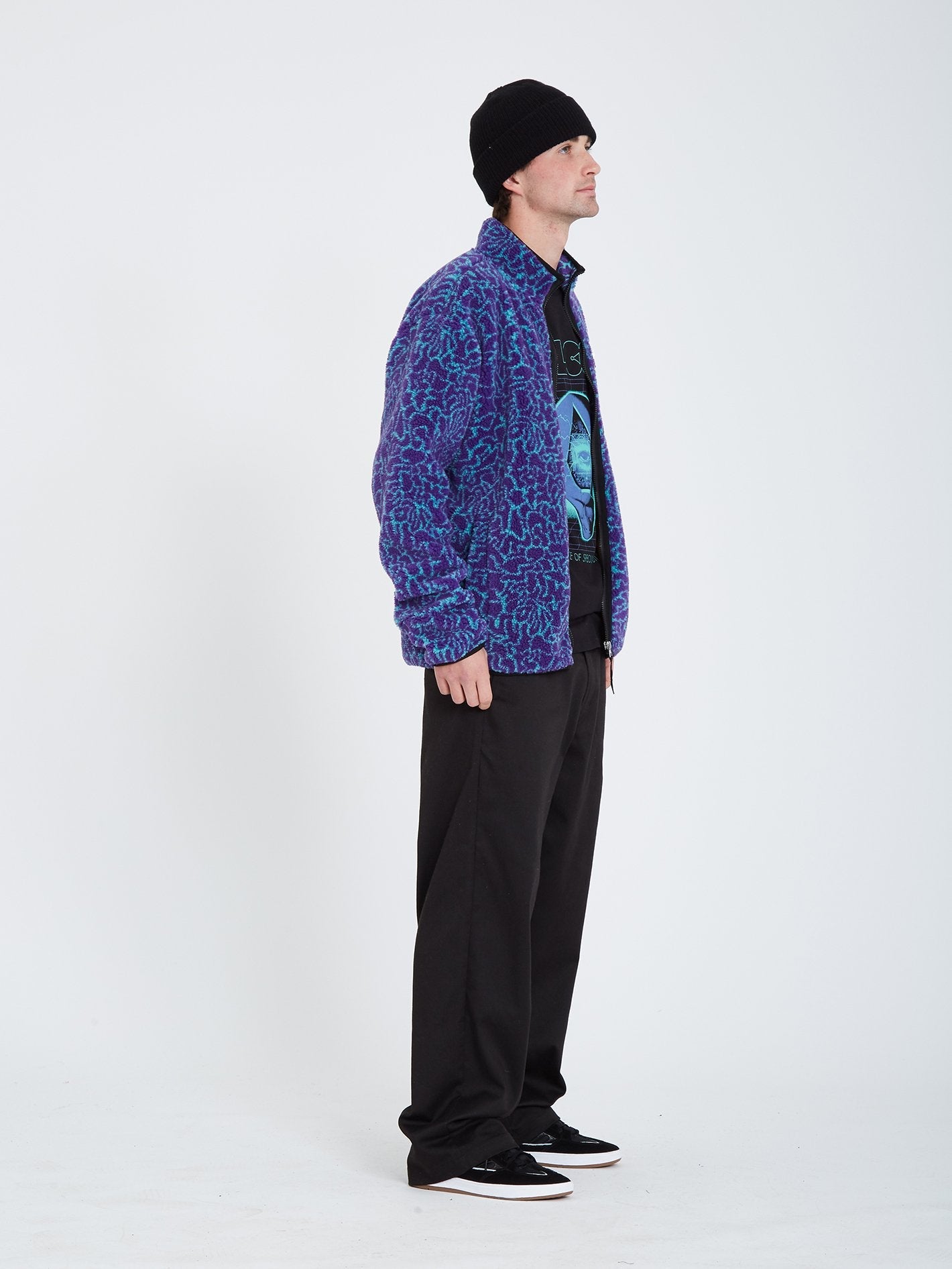 Muzzer Fuzzar Zip Sweatshirt - PRT-PRINT