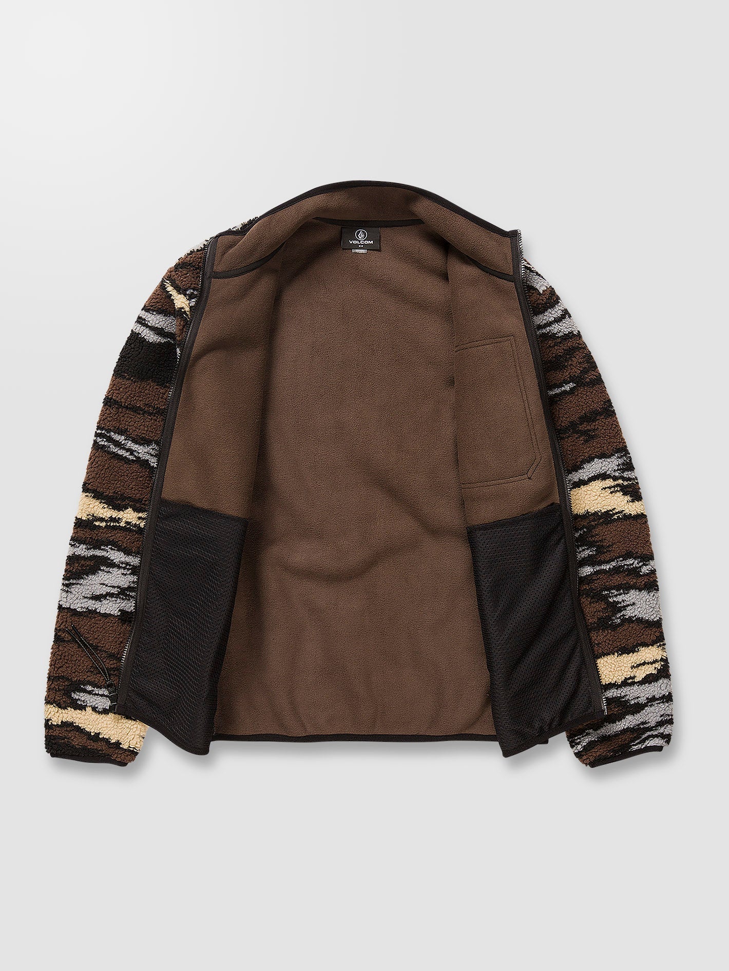Muzzer Fuzzar Zip Sweatshirt - BARK BROWN