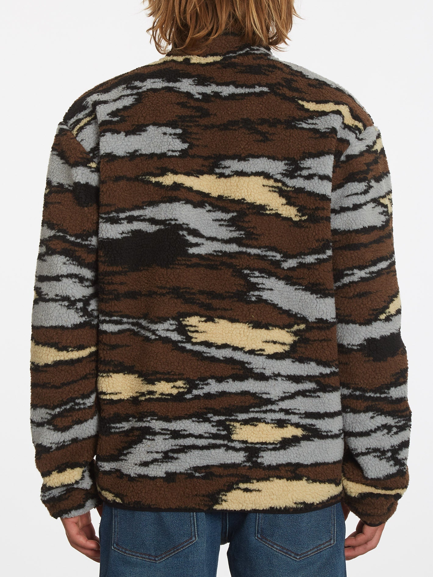 Muzzer Fuzzar Zip Sweatshirt - BARK BROWN
