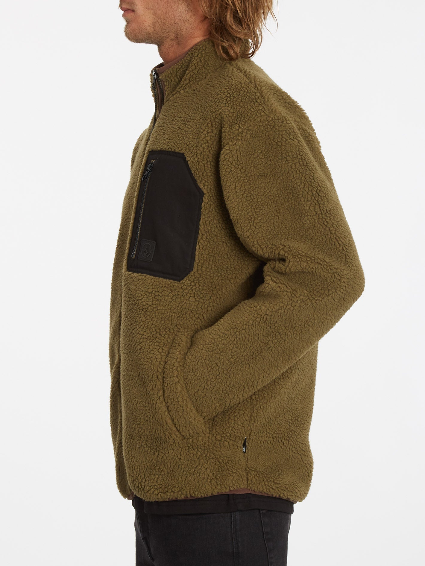 Muzzer Fuzzar Zip Sweatshirt - SERVICE GREEN