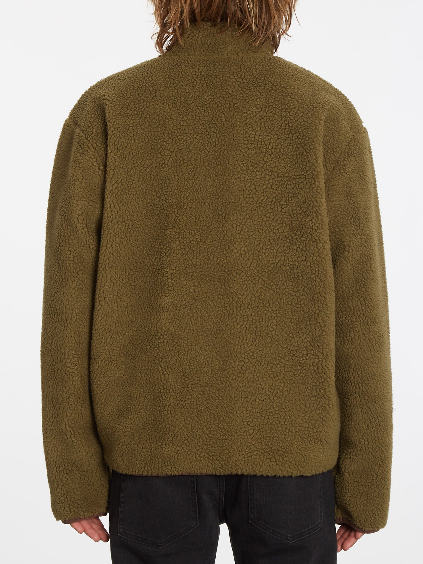 Muzzer Fuzzar Zip Sweatshirt - SERVICE GREEN
