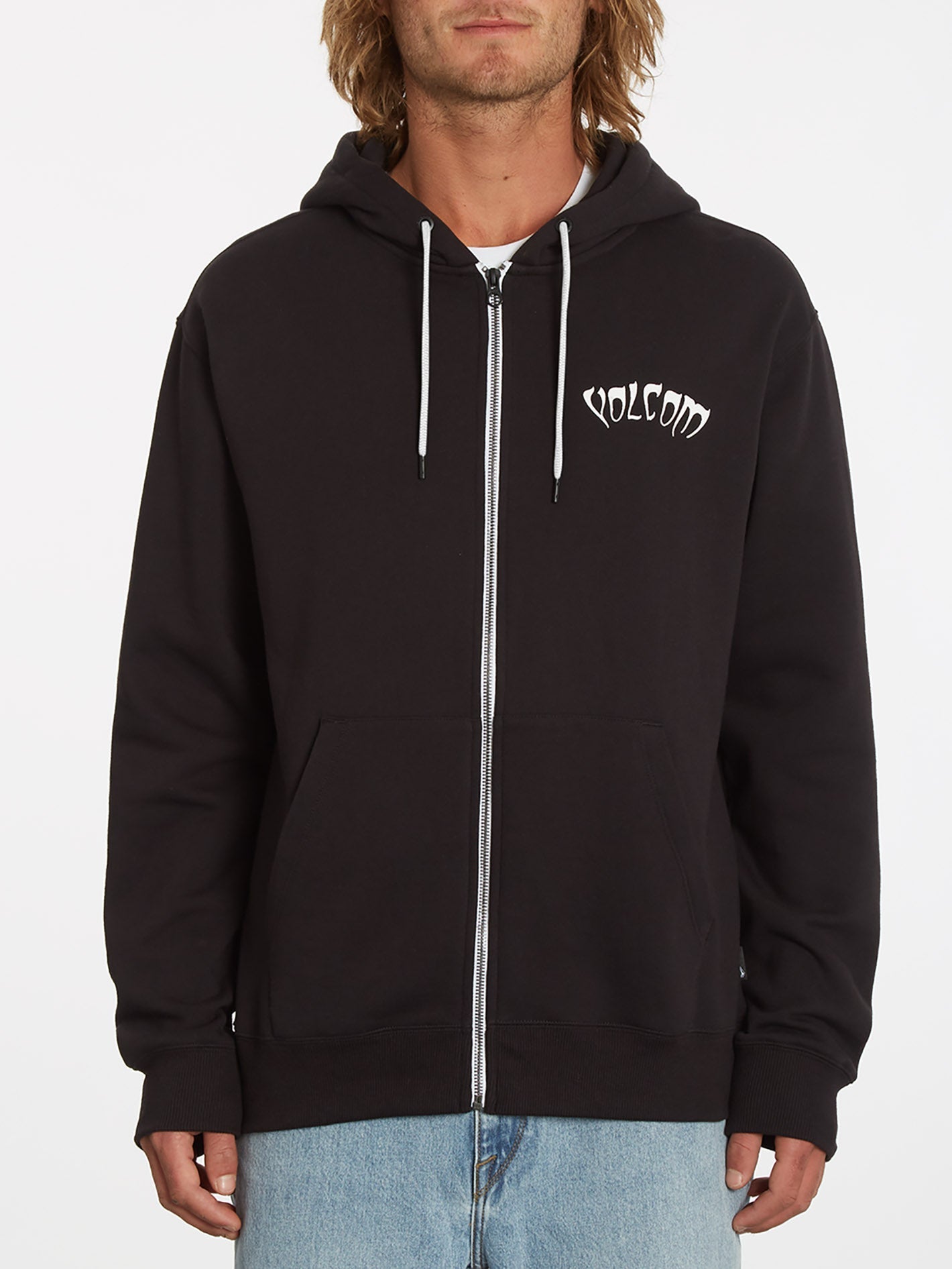 Extends Zip Hoodie - BLACK