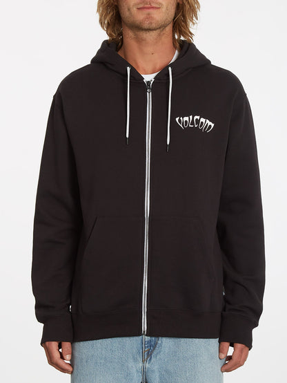 Extends Zip Hoodie - BLACK