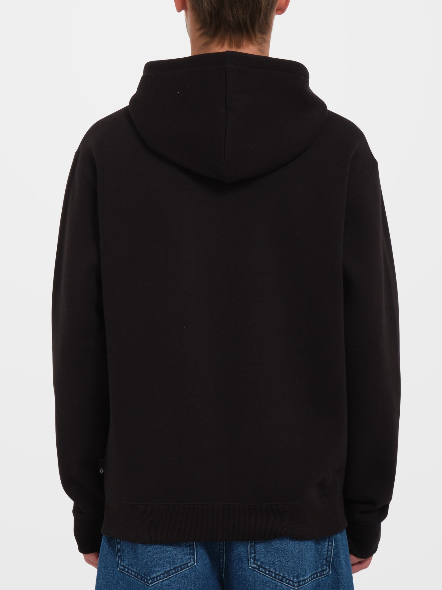 Single Stone Zip Hoodie - BLACK