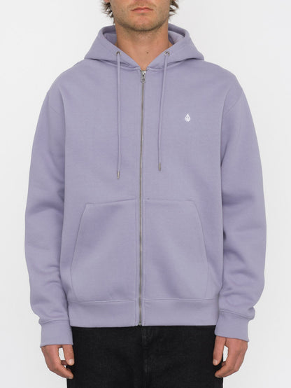 Single Stone Zip Hoodie - VIOLET DUST