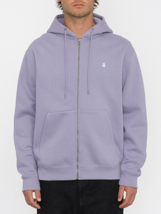Single Stone Zip Hoodie - VIOLET DUST