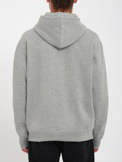 Single Stone Zip Hoodie - HEATHER GREY