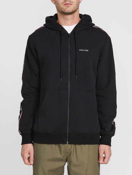 Banes Zip Hoodie - Black