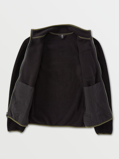 Muzzer Fuzzar Zip Sweatshirt - NEW BLACK