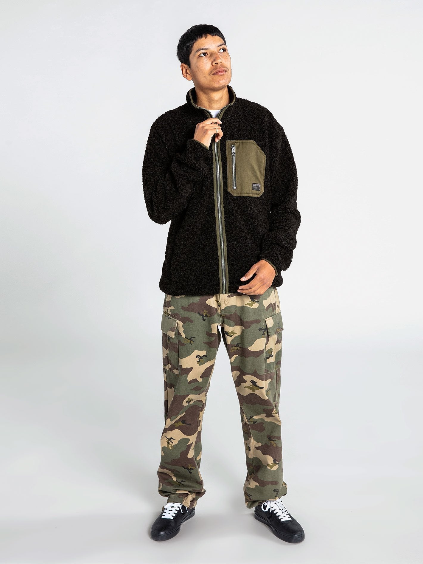Muzzer Fuzzar Zip Sweatshirt - NEW BLACK