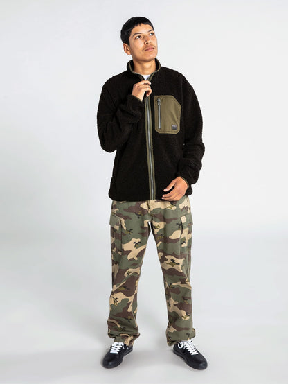 Muzzer Fuzzar Zip Sweatshirt - NEW BLACK