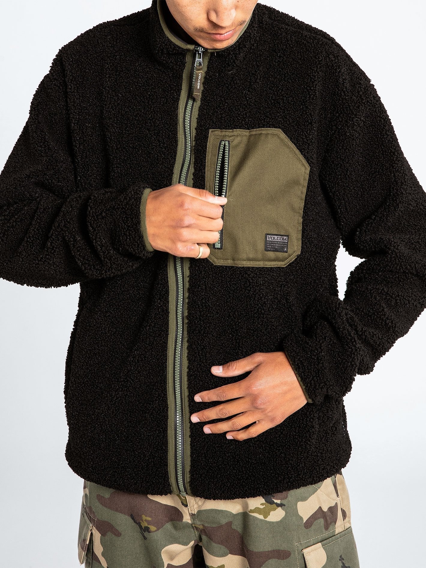 Muzzer Fuzzar Zip Sweatshirt - NEW BLACK
