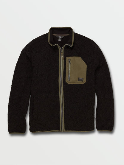 Muzzer Fuzzar Zip Sweatshirt - NEW BLACK