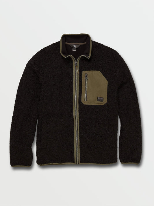 Muzzer Fuzzar Zip Sweatshirt - NEW BLACK