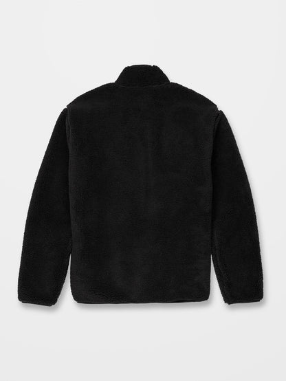 Muzzer Fuzzar Zip Sweatshirt - BLACK